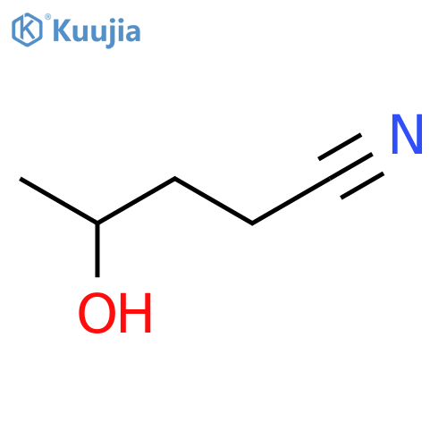 PENTANENITRILE, 4-HYDROXY- structure