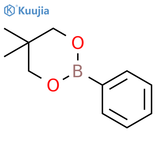 5,5-Dimethyl-2-phenyl-1,3,2-dioxaborinane structure