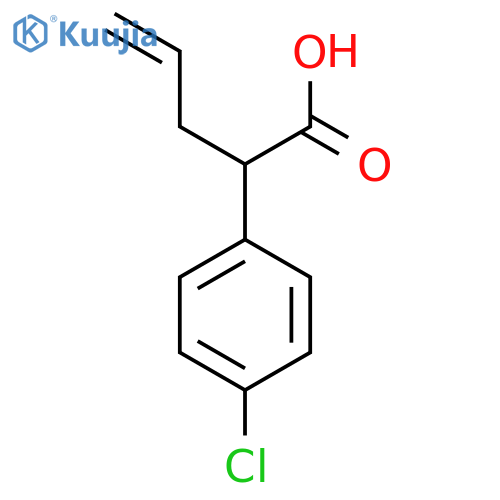 Benzeneacetic acid, 4-chloro-α-2-propen-1-yl- structure