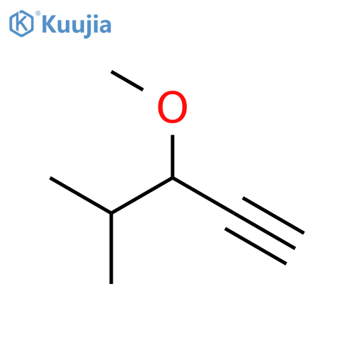 3-Methoxy-4-methylpent-1-yne structure