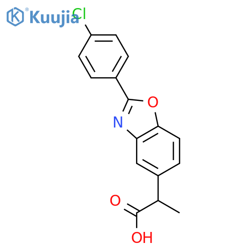 Benoxaprofen structure