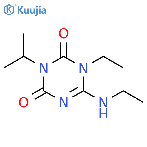 1,3,5-Triazine-2,4(1H,3H)-dione,1-ethyl-6-(ethylamino)-3-(1-methylethyl)- structure