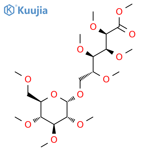 Methyl (2R,3S,4R,5R)-2,3,4,5-tetramethoxy-6-[(2S,3R,4S,5R,6R)-3,4,5-trimethoxy-6-(methoxymethyl)oxan-2-yl]oxyhexanoate structure