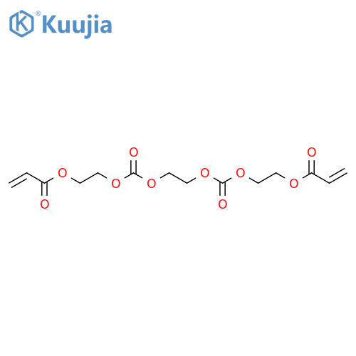 2,5,7,10-Tetraoxatridec-12-enoic acid, 6,11-dioxo-, 2-[(1-oxo-2-propen-1-yl)oxy]ethyl ester structure