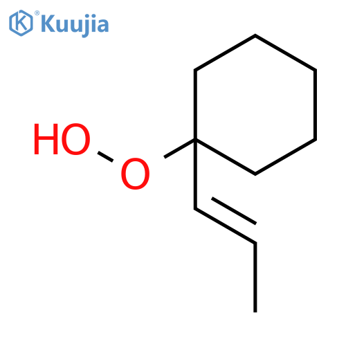 HYDROPEROXIDE, 1-(1-PROPENYL)CYCLOHEXYL structure