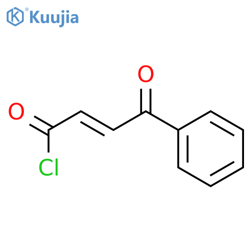 2-Butenoyl chloride, 4-oxo-4-phenyl- structure