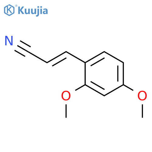 2-Propenenitrile, 3-(2,4-dimethoxyphenyl)- structure