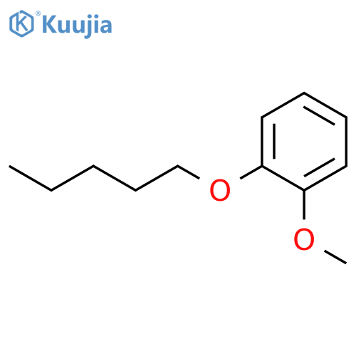 Benzene, 1-methoxy-2-(pentyloxy)- structure