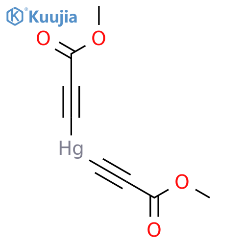 Mercury, bis(3-methoxy-3-oxo-1-propynyl)- structure