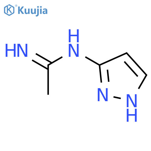 N-(1H-Pyrazol-3-yl)acetimidamide structure