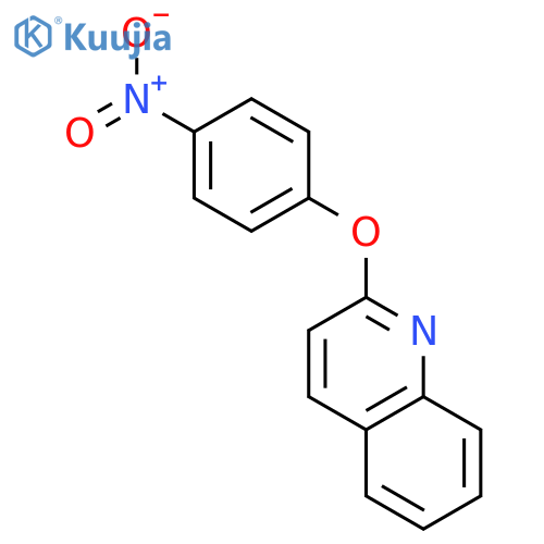 QUINOLINE, 2-(4-NITROPHENOXY)- structure