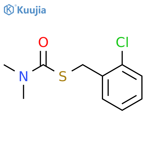 Carbamothioic acid, dimethyl-, S-[(2-chlorophenyl)methyl] ester structure