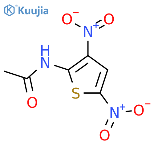 N-(3,5-dinitrothiophen-2-yl)acetamide structure
