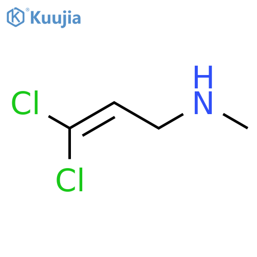 (3,3-dichloroprop-2-en-1-yl)(methyl)amine structure
