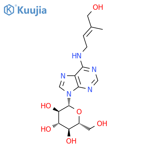 trans-Zeatin-9-glucoside structure