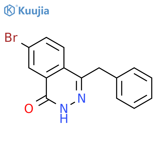 1(2H)-Phthalazinone, 7-bromo-4-(phenylmethyl)- structure