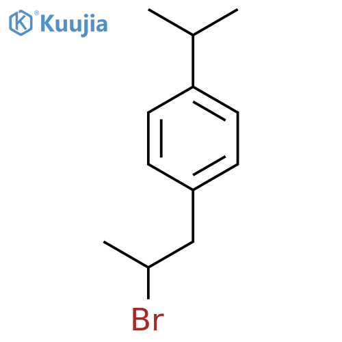 1-(2-bromopropyl)-4-(propan-2-yl)benzene structure
