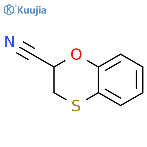 2,3-dihydro-1,4-benzoxathiine-2-carbonitrile structure