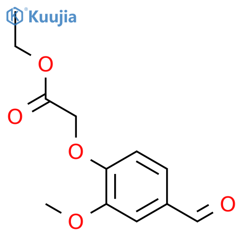 Ethyl (4-Formyl-2-methoxyphenoxy)acetate structure