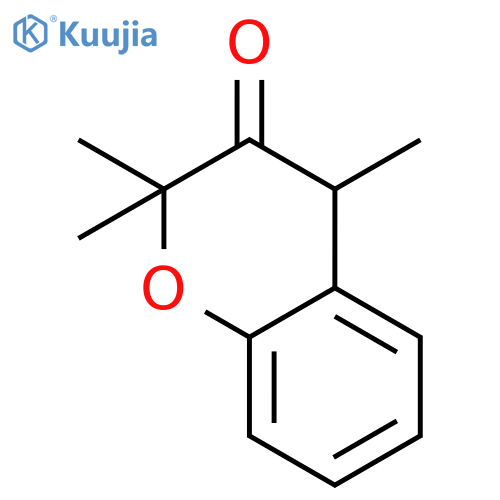 2H-1-Benzopyran-3(4H)-one, 2,2,4-trimethyl- structure