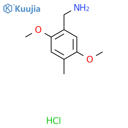 (2,5-Dimethoxy-4-methylphenyl)methanamine hydrochloride structure