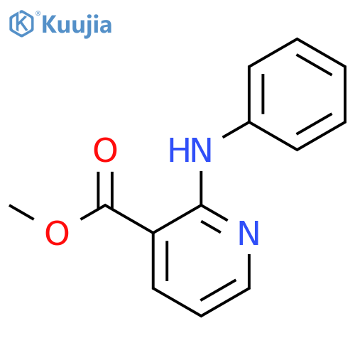3-Pyridinecarboxylic acid, 2-(phenylamino)-, methyl ester structure