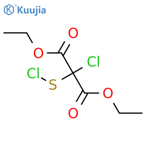 Propanedioic acid, chloro(chlorothio)-, diethyl ester structure
