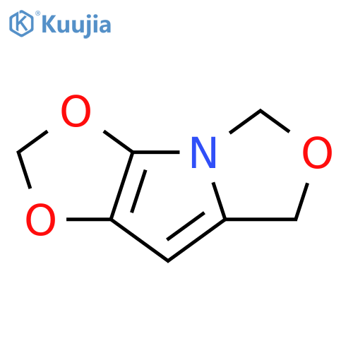 5H,7H-1,3-Dioxolo[4,5]pyrrolo[1,2-c]oxazole  (9CI) structure