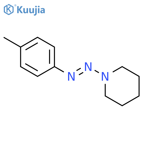 Piperidine, 1-[(4-methylphenyl)azo]- structure