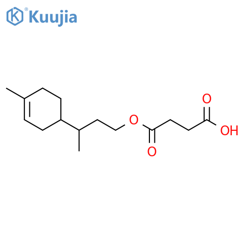 Butanedioic acid, mono[3-(4-methyl-3-cyclohexen-1-yl)butyl] ester structure