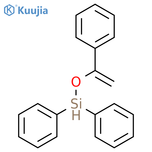 Silane, diphenyl[(1-phenylethenyl)oxy]- structure