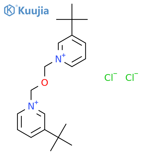 1,1'-(oxydimethanediyl)bis(3-tert-butylpyridinium) dichloride structure