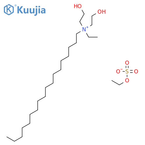 ethylbis(hydroxyethyl)(octadecyl)ammonium ethyl sulphate structure
