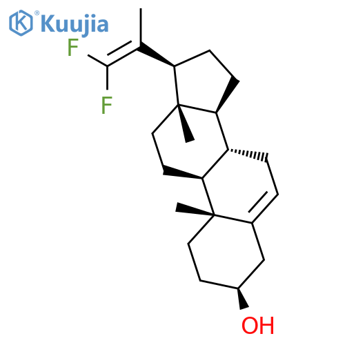 Pregna-5,20-dien-3-ol, 21,21-difluoro-20-methyl-, (3b)- structure