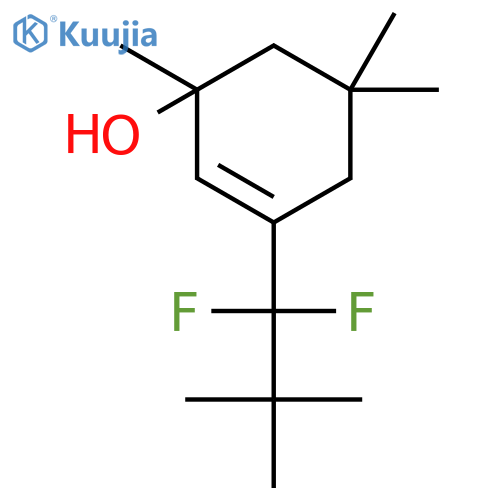 2-Cyclohexen-1-ol, 3-(1,1-difluoro-2,2-dimethylpropyl)-1,5,5-trimethyl- structure