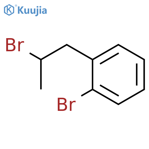 1-bromo-2-(2-bromopropyl)benzene structure