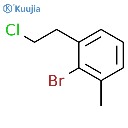 Benzene, 2-bromo-1-(2-chloroethyl)-3-methyl- structure