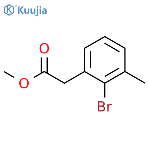 (2-BROMO-3-METHYL-PHENYL)-ACETIC ACID METHYL ESTER structure