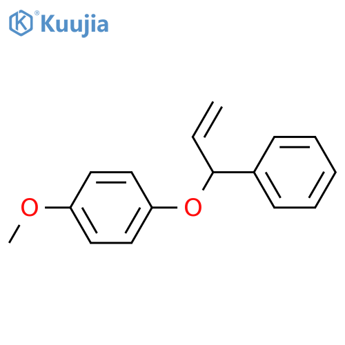 BENZENE, 1-METHOXY-4-[(1-PHENYL-2-PROPENYL)OXY]- structure