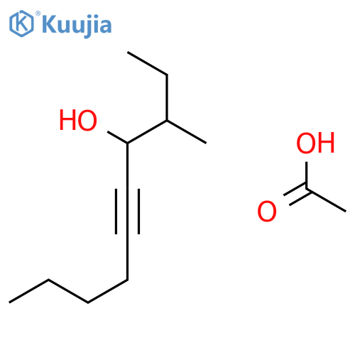 5-DECYN-4-OL, 3-METHYL-, ACETATE structure