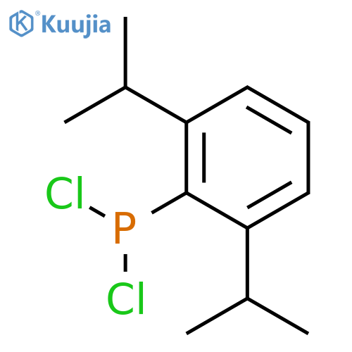 Phosphonous dichloride, [2,6-bis(1-methylethyl)phenyl]- structure