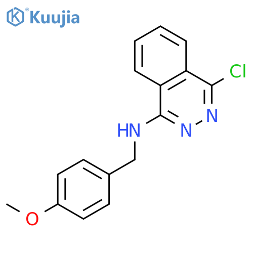 1-Phthalazinamine, 4-chloro-N-[(4-methoxyphenyl)methyl]- structure