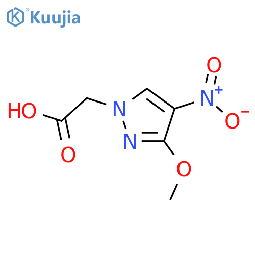 2-(3-methoxy-4-nitro-1H-pyrazol-1-yl)acetic acid structure