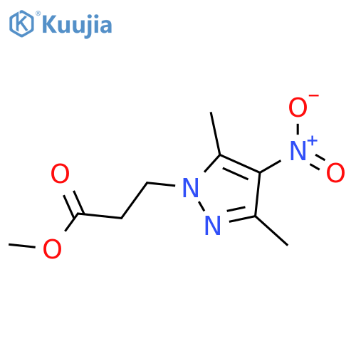 methyl 3-(3,5-dimethyl-4-nitro-1H-pyrazol-1-yl)propanoate structure