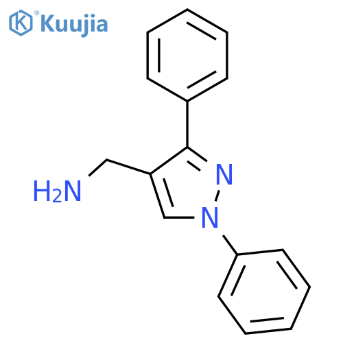 (1,3-Diphenyl-1H-pyrazol-4-yl)methylamine structure