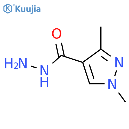 1,3-dimethyl-1h-pyrazole-4-carbohydrazide structure