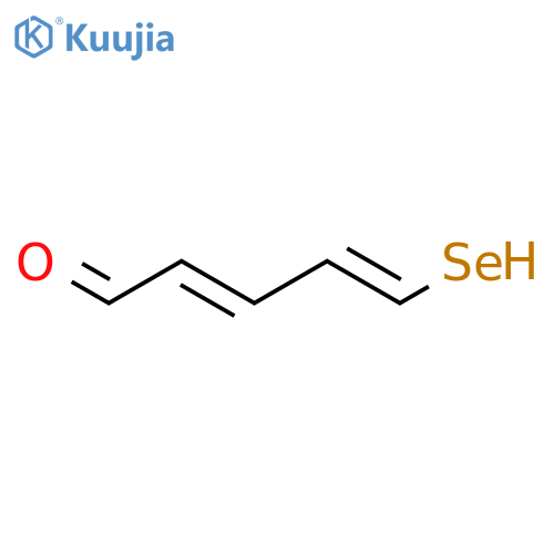2,4-Pentadienal, 5-selenyl-, (2E,4E)- structure