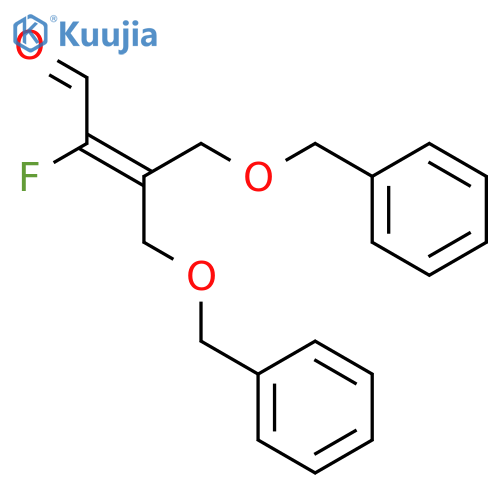 2-BUTENAL, 2-FLUORO-4-(PHENYLMETHOXY)-3-[(PHENYLMETHOXY)METHYL]- structure