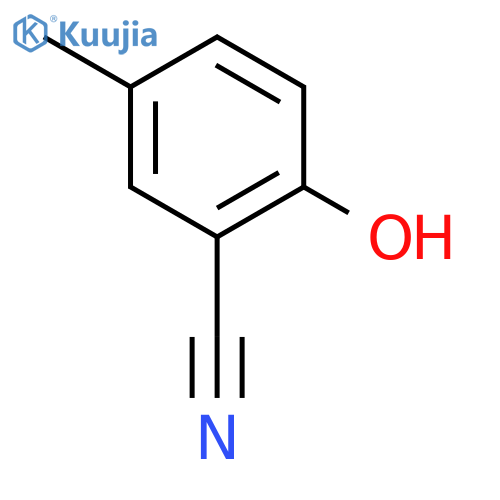 2-hydroxy-5-methylbenzonitrile structure