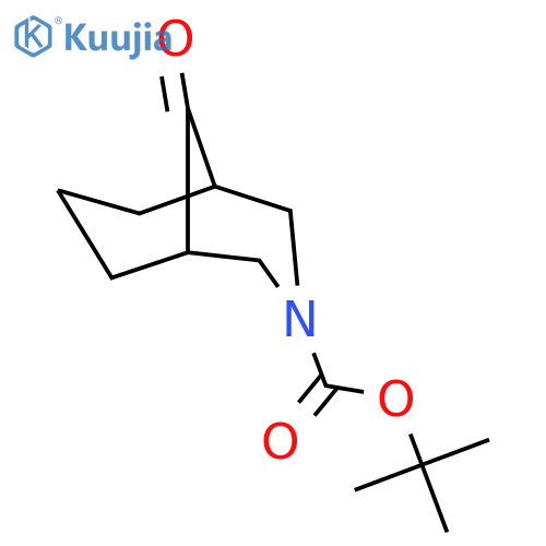 Tert-butyl 9-oxo-3-azabicyclo[3.3.1]nonane-3-carboxylate structure